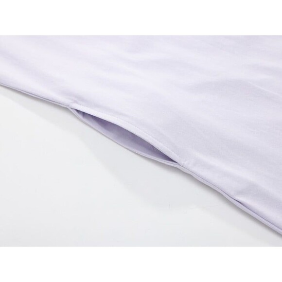 Cotton Purple Pajamas Nightgown Sleepwear Sleep Shirt  Night Dress Nightshirt - Picture 4 of 11